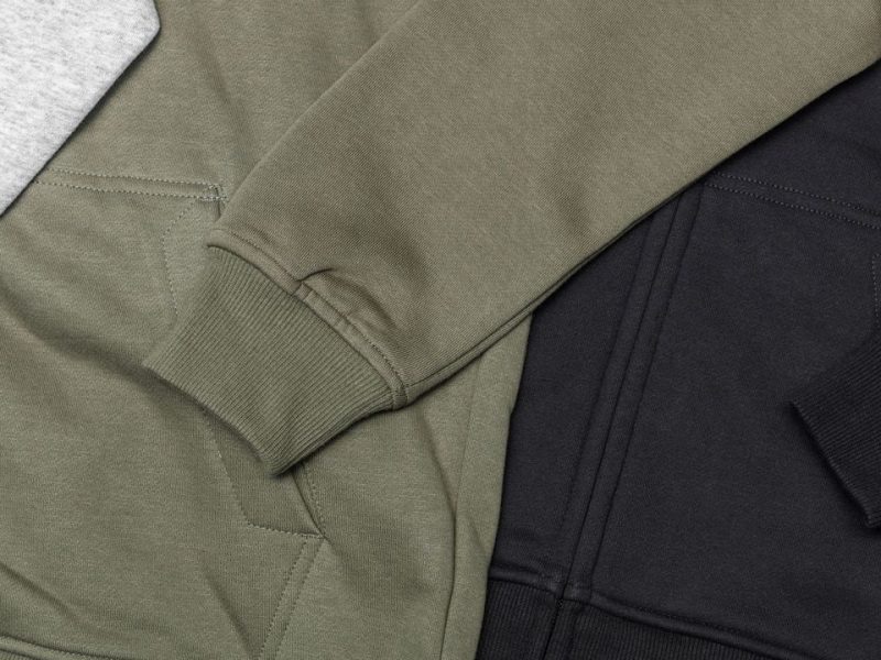 Deranged Zipper Hoodie Close Up Cuffs